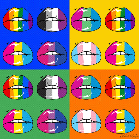 Pride Lips Pop Art Poster