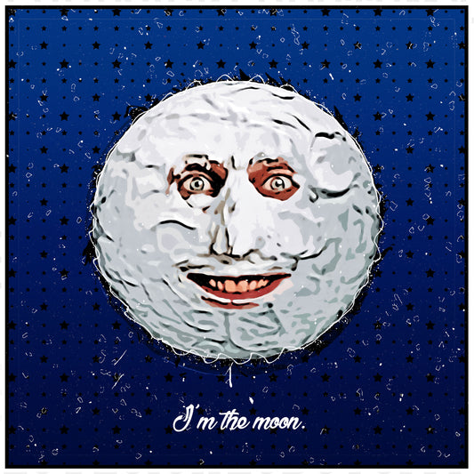 “The Mighty Boosh” Moon Art Print