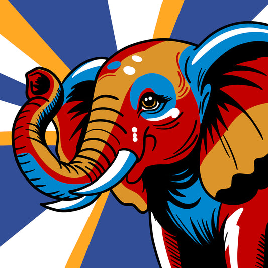 Pop Art Elephant